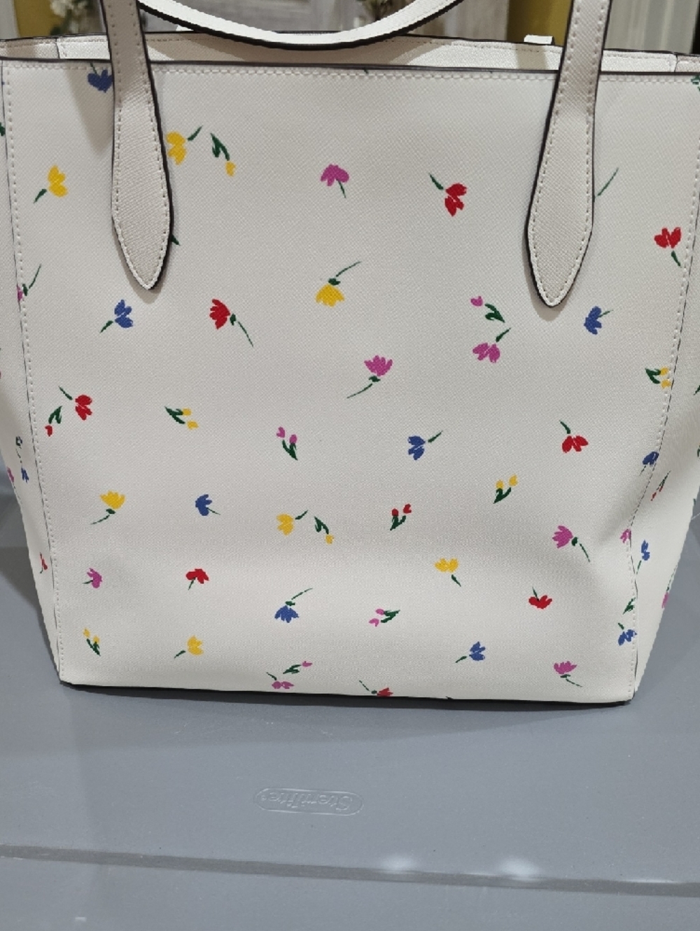 NWOT-Kate Spade Dana White Shoreside Floral Toss - Picture 4 of 11